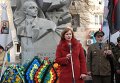 Открытие памятника Степану Бандере в Ивано-Франковской области