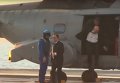 Визит Олланда на авианосец Шарль де Голль у берегов Сирии. Видео