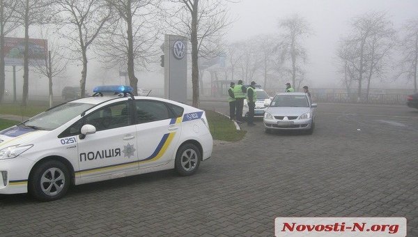 ДТП в Николаеве при участии патрульной полиции