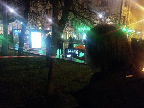 Взрыв на автобусной остановке в центре Москвы