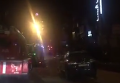 Пожар в скандальном кафе Киева: кадры с места ЧП. Видео