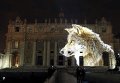 Собор Святого Петра в Ватикане осветили изображениями диких животных