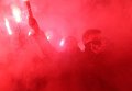 Киевские ультрас перед заключительным матчем Лиги чемпионов против Динамо - Маккаби