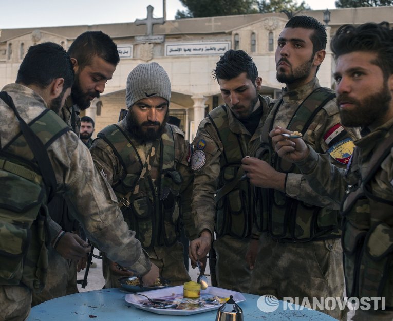 Ассирийские силы самообороны Соторо в городе Камышли