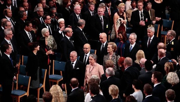 Вручение Нобелевской премии мира в Осло. Архивное фото