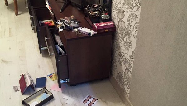 Квартира нардепа Ирины Сусловой после ограбления
