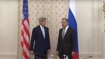 Переговоры Лаврова и Керри в Москве. Видео