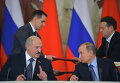 Президент РФ В.Путин провел российско-белорусские переговоры