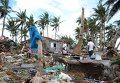 Разрушительные последствия тайфуна на Филиппинах