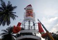 В Индии строят статую Санта-Клауса высотой более 27 метров