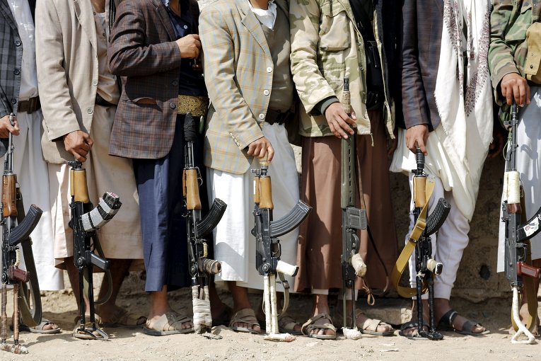 Движение Хути проводит свое собрание в столице Йемена, Сане