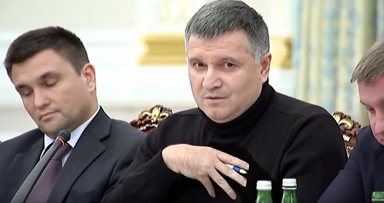 Аваков на заседании Нацсовета реформ, где произошел скандал с Саакашвили