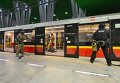 Тактические учения полиции в метро Варшавы