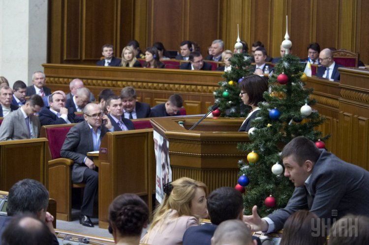 Внеочередное заседание Верховной Рады 17 декабря 2015 года
