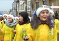 Помощники Святого Николая прошлись по улицам Киева