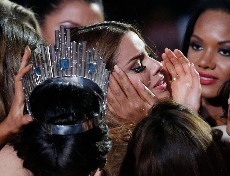 Представительница Колумбии Ариадна Гутиере, которую по ошибке объявили победительницей Мисс Вселенная-2015