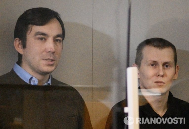 Заседание суда по делу россиян Ерофеева и Александрова в Киеве