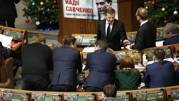 Ночное заседание Верховной Рады. 25 декабря 2015 года