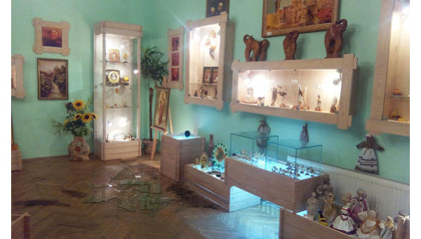 Кража в Музее янтаря в Ровно