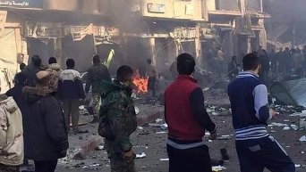 Тройной теракт в сирийском городе Хомс