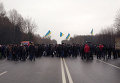 Митингующие аграрии блокируют движения на трассе в Хмельницкой области