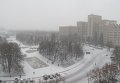 Харьковскую область замело снегом