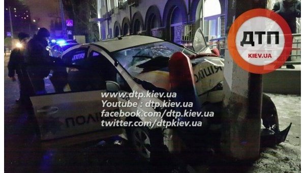 ДТП в Киеве с участием полицейских