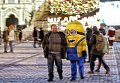 Софийская площадь в Киеве накануне Нового 2016 года
