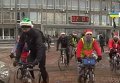 В Виннице состоялся новогодний велопробег