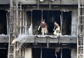 Последствия пожара в небоскребе в Дубае