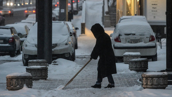 Зима в Украине. Архивное фото