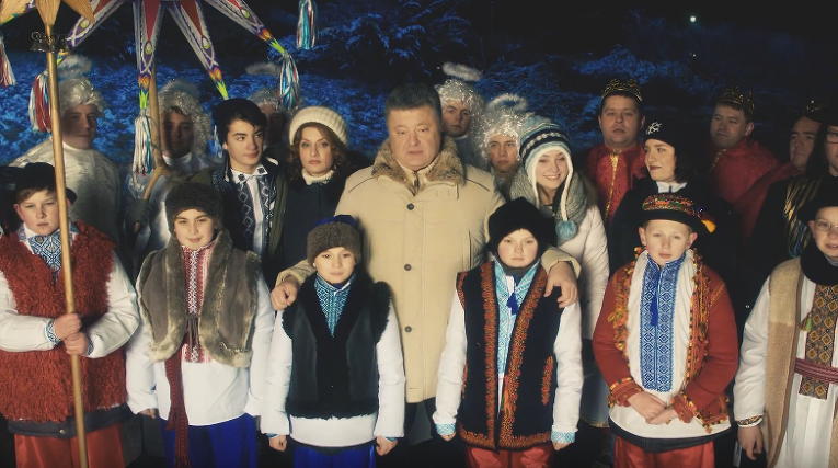 Петр Порошенко поздравил граждан Украины с Рождеством