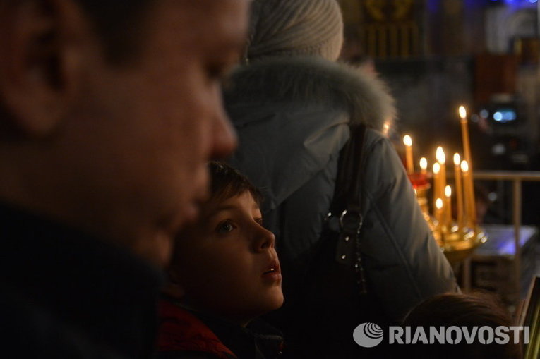 Рождественское богослужение в Киеве