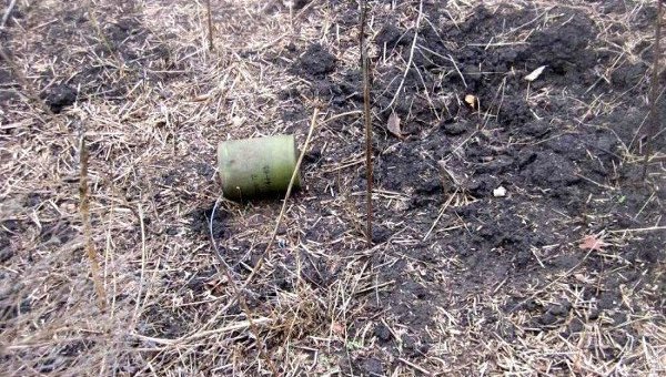 Редчайший случай - мина ОЗМ-72 выпрыгнула, но не взорвалась