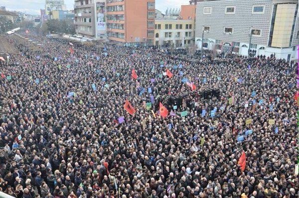 Акция протеста в Косово