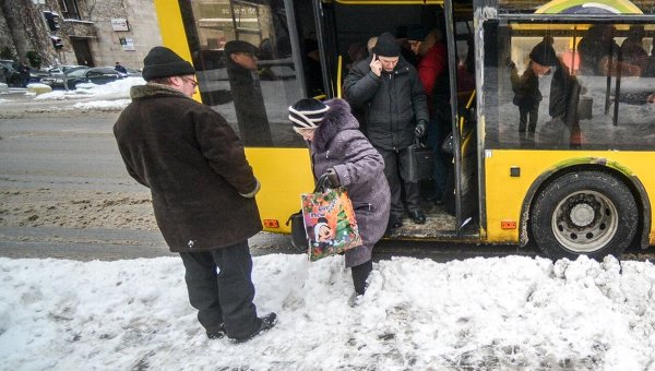 Транспорт в Киеве. Архивное фото
