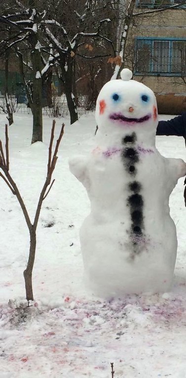 Снеговики в Киеве