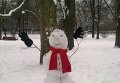 Снеговики в Киеве
