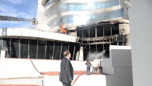 Пожар в отеле Стамбула