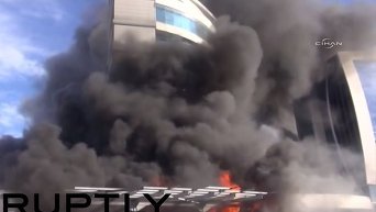 Пожар в стамбульском отеле