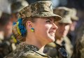 Украинская военнослужащая. Архивное фото