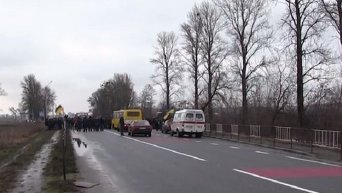 Шахтеры перекрыли международную трассу во Львовской области