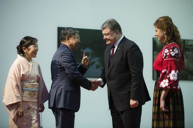 Встреча президента Петра Порошенко с иностранными послами