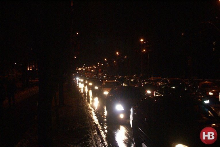 Жигули протаранили маршрутку, Lexus и Газель в Киеве