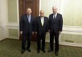 Леонид Кучма, Мартин Сайдик и Борис Грызлов на переговорах контактной группы в Минске