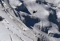 Сход лавины в Альпах. Архивное фото