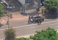 Полиция Индонезии на месте террористической атаки в Джакарте