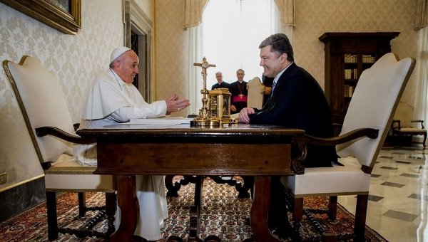 Встреча президента Украины Петра Порошенко с Папой Римским Франциском, Ватикан, 20 ноября 2015
