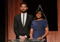 Актер Джон Красински и Шерил Бун, Президент Американской академии кинематографических искусств и наук, объявляют номинантов на Оскар-2016
