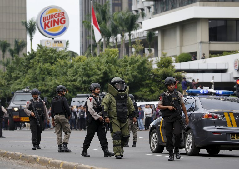 Спецоперация полиции в Джакарте
